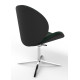 Revive Upholstered Retro Lounge Chair With 4 Star Base